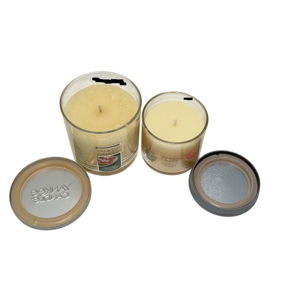 Yankee Candle Christmas Cookie Candles NEW Unused 4.1 oz and 7 oz. - Picture 2 of 3